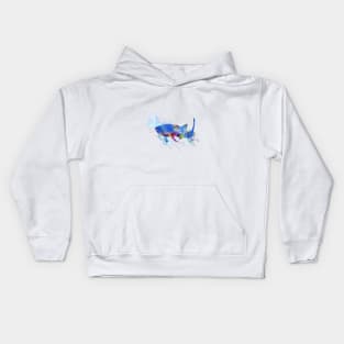 Blue Whale shark Kids Hoodie